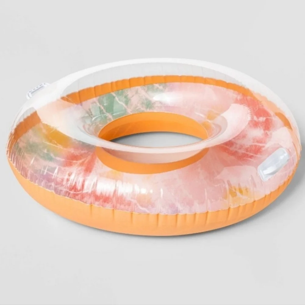 Sun Squad Inflatable Swim Tube With Handles - Set of 3 - 38